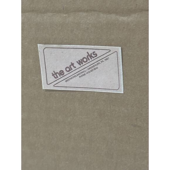 Boho Vintage 1960s Cancer Zodiac Astrology Art Mid Century Framed Print 12x16.5 - Picture 8 of 10